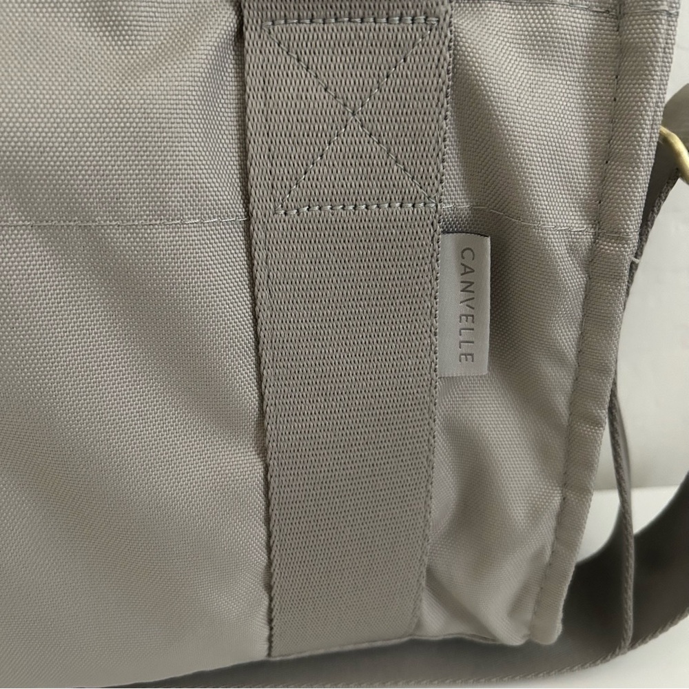 Canvelle X-Small Boxy Crossbody Tote Grey - Picture 2 of 13